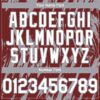Custom Burgundy White-Gray Splatter Torn Sharp Brush Stroke Authentic Baseball Jersey