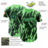 Custom Green Pea Green Splatter Torn Sharp Brush Stroke Authentic Baseball Jersey