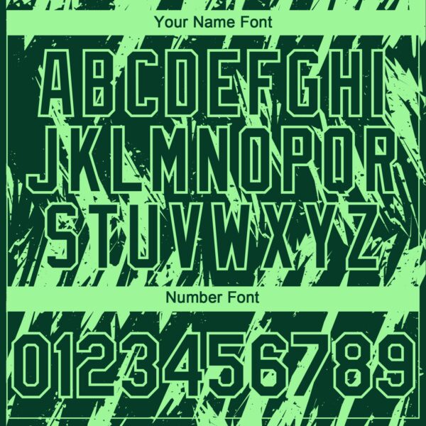 Custom Green Pea Green Splatter Torn Sharp Brush Stroke Authentic Baseball Jersey