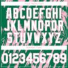 Custom Kelly Green White-Light Pink Splatter Torn Sharp Brush Stroke Authentic Baseball Jersey