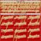 Custom Red Old Gold-White Distressed Scratch Brush Stroke Authentic Baseball Jersey