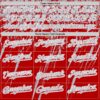 Custom Red Gray-White Distressed Scratch Brush Stroke Authentic Baseball Jersey