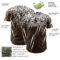 Custom Brown White Distressed Scratch Brush Stroke Authentic Baseball Jersey