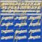 Custom Thunder Blue White-Old Gold Distressed Scratch Brush Stroke Authentic Baseball Jersey
