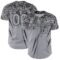 Custom Gray Black Distressed Scratch Brush Stroke Authentic Baseball Jersey