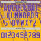 Custom Gold Purple-White Distressed Scratch Brush Stroke Authentic Baseball Jersey