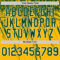 Custom Gold Green-White Distressed Scratch Brush Stroke Authentic Baseball Jersey