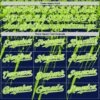 Custom Navy Neon Green-White Distressed Scratch Brush Stroke Authentic Baseball Jersey