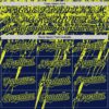 Custom Navy Neon Yellow Distressed Scratch Brush Stroke Authentic Baseball Jersey
