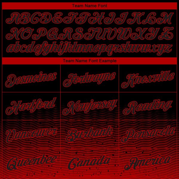 Custom Black Red Fade Fashion Authentic City Edition Basketball Jersey