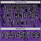 Custom Purple Black-White Distressed Scratch Brush Stroke Authentic Baseball Jersey