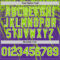 Custom Purple Neon Green-White Distressed Scratch Brush Stroke Authentic Baseball Jersey