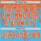 Custom Sky Blue Orange-White Distressed Scratch Brush Stroke Authentic Baseball Jersey
