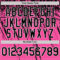 Custom Pink Black-White Distressed Scratch Brush Stroke Authentic Baseball Jersey