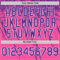 Custom Pink Purple-White Distressed Scratch Brush Stroke Authentic Baseball Jersey