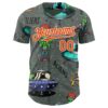 Custom Gray Orange-White Alien UFO Space Authentic Baseball Jersey