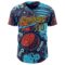 Custom Navy Gold Alien UFO Space Authentic Baseball Jersey