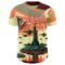 Custom Orange Cream-Red Alien Spaceship Fleet UFO Galaxy Authentic Baseball Jersey