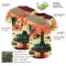 Custom Orange Cream-Red Alien Spaceship Fleet UFO Galaxy Authentic Baseball Jersey