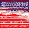 Custom Royal White-Red 3D American Flag Fashion Authentic Baseball Jersey