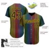 Custom Rainbow For Pride Month Love Is Love LGBT 3D Authentic Baseball Jersey