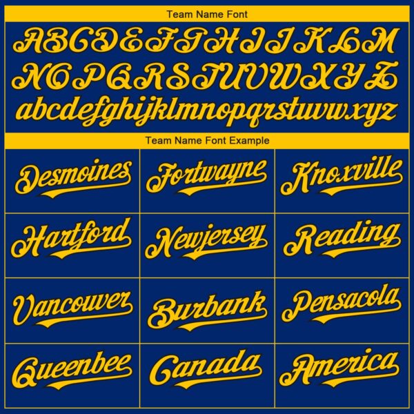 Custom Royal Yellow-Black 3D Seattle City Edition Fade Fashion Authentic Baseball Jersey