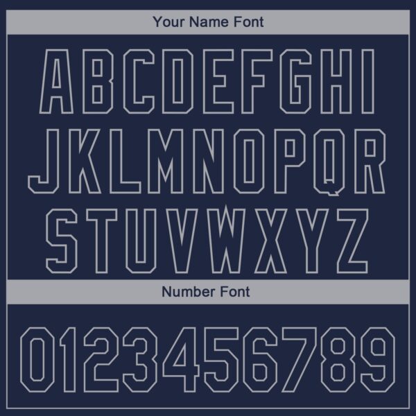 Custom Navy Gray 3D Dallas City Edition Fade Fashion Authentic Baseball Jersey