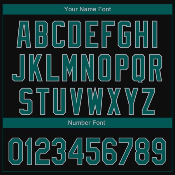 Custom Black Midnight Green-Gray 3D Philadelphia City Edition Fade Fashion Authentic Baseball Jersey