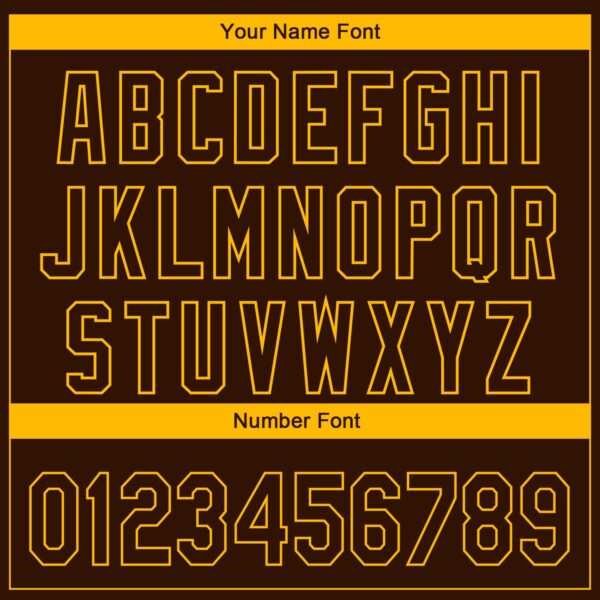 Custom Brown Gold 3D San Diego City Edition Fade Fashion Authentic Baseball Jersey