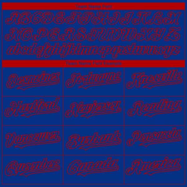 Custom Royal Red 3D Chicago City Edition Fade Fashion Authentic Baseball Jersey