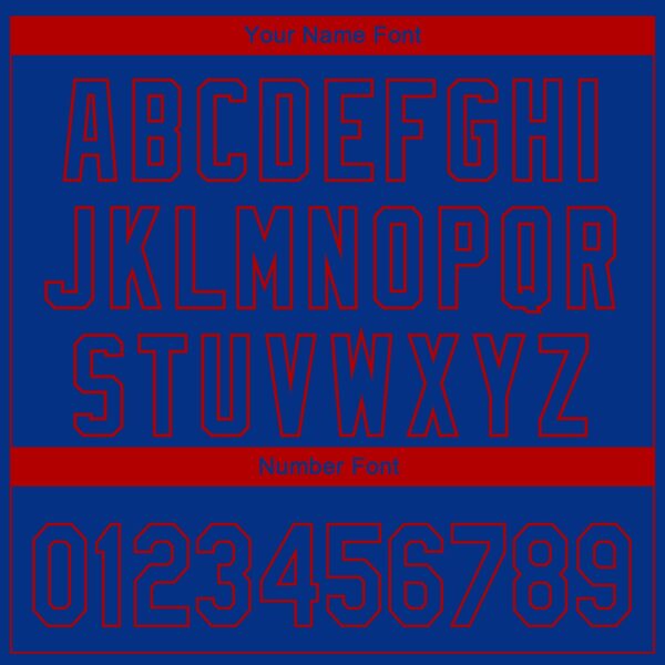 Custom Royal Red 3D Chicago City Edition Fade Fashion Authentic Baseball Jersey