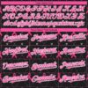 Custom Black Pink-White 3D Pink Ribbon Breast Cancer Awareness Month Women Health Care Support Authentic Baseball Jersey
