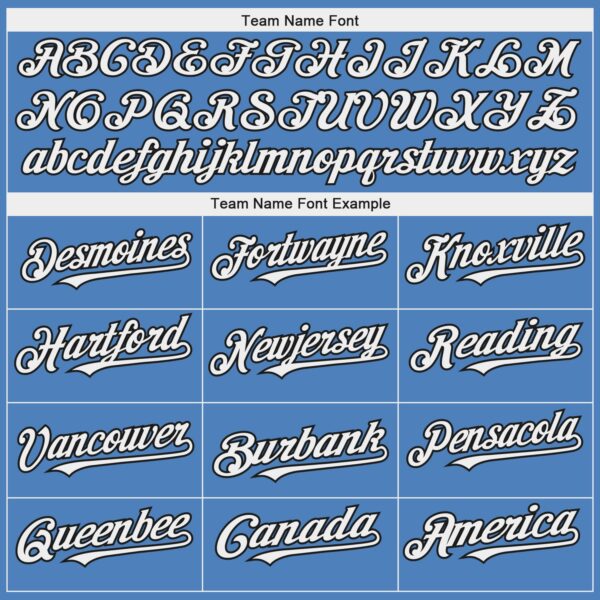 Custom Light Blue White-Black 3D Pattern Design Dart Board Target Authentic Baseball Jersey