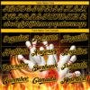 Custom Black Gold 3D Pattern Design Flame Bowling Authentic Baseball Jersey