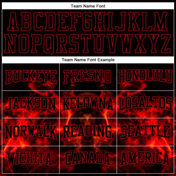 Custom Stitched Black Red 3D Skull Fashion Flame Sports Pullover Sweatshirt Hoodie