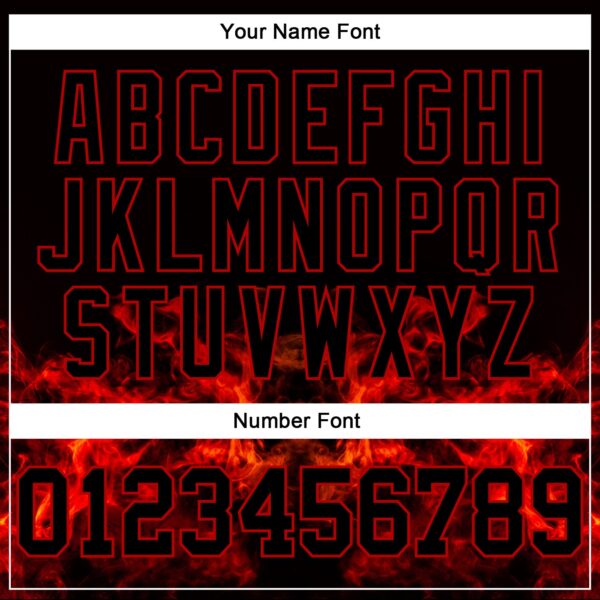 Custom Stitched Black Red 3D Skull Fashion Flame Sports Pullover Sweatshirt Hoodie