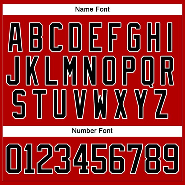 Custom Red Black-White Christmas Santa Claus 3D Hockey Lace Neck Jersey