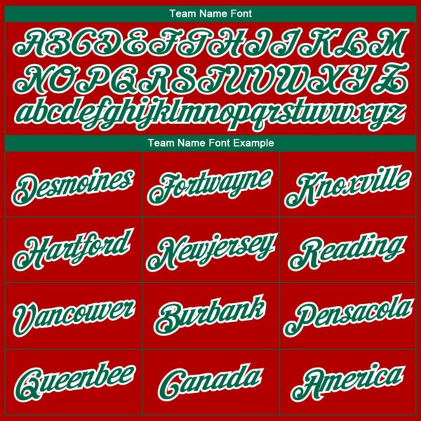 Custom Stitched Red Kelly Green-White Christmas 3D Sports Pullover Sweatshirt Hoodie