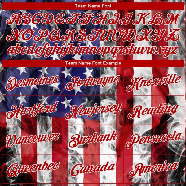 Custom White Royal-Red 3D American Flag Fashion Authentic Basketball Jersey