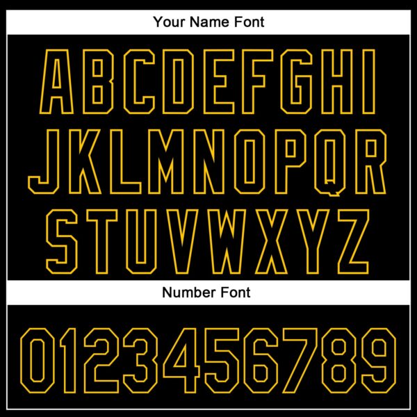 Custom Black Yellow 3D Pattern Design International Beer Day Authentic Baseball Jersey