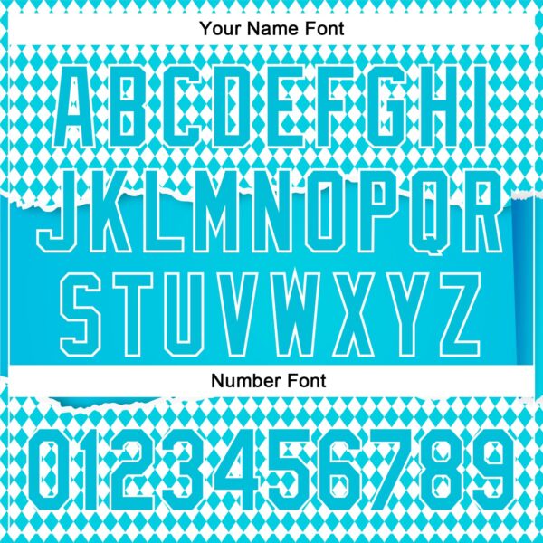 Custom Lakes Blue White 3D Pattern Design Oktoberfest Authentic Baseball Jersey