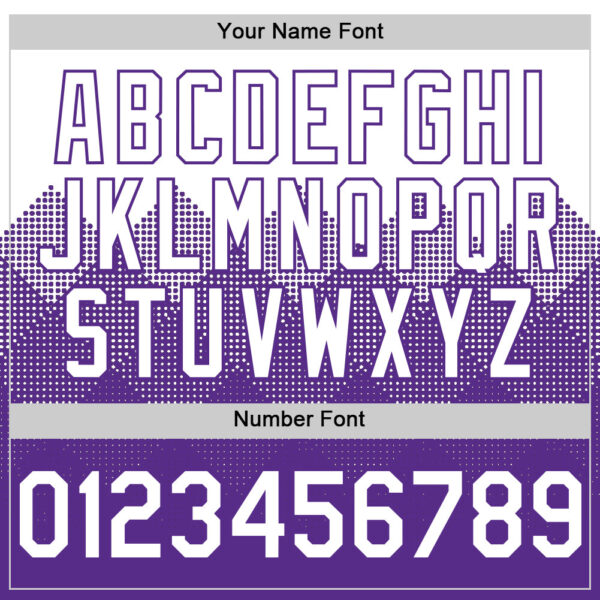 Custom White Purple 3D Pattern Design Gradient Square Shapes Authentic Baseball Jersey