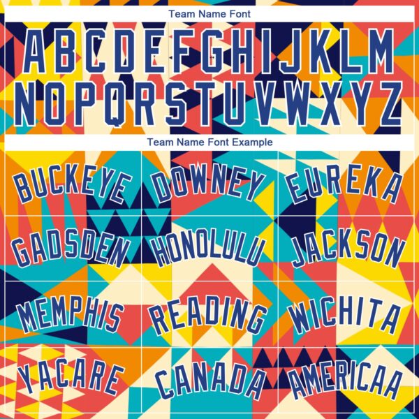 Custom Aqua Royal-White 3D Pattern Design Geometric Shapes Authentic Basketball Jersey