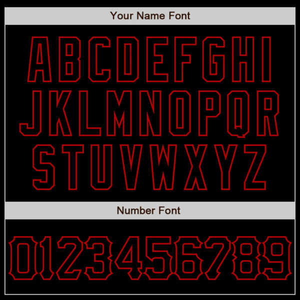 Custom Black Red 3D Pattern Design Abstract Splatter Grunge Art Authentic Baseball Jersey