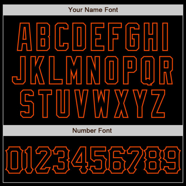 Custom Black Orange 3D Pattern Design Abstract Splatter Grunge Art Authentic Baseball Jersey