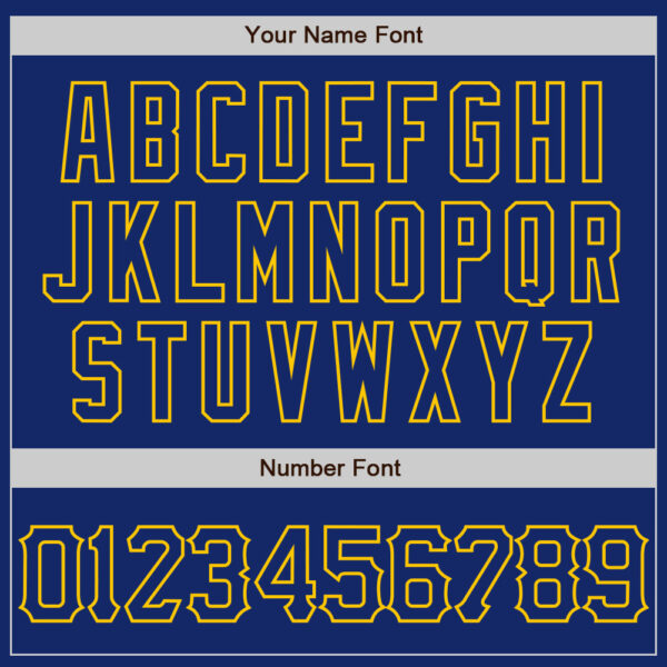 Custom Royal Yellow 3D Pattern Design Abstract Splatter Grunge Art Authentic Baseball Jersey