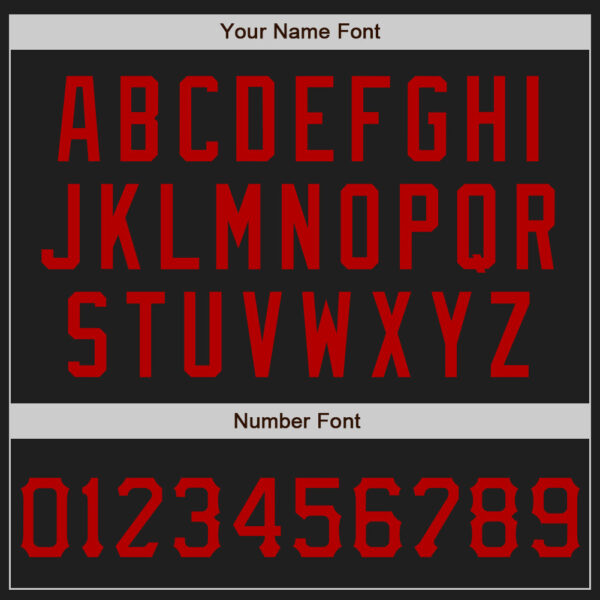 Custom Graffiti Pattern Red-Black 3D Scratch Authentic Baseball Jersey