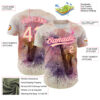Custom City Cream Pink 3D Pattern Design International Jazz Day Authentic Baseball Jersey