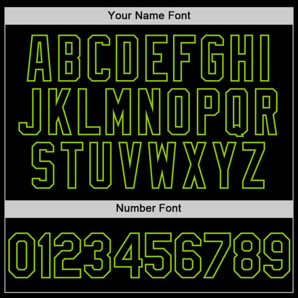 Custom Black Neon Green Line Authentic Baseball Jersey