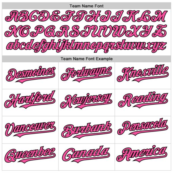 Custom White Pink-Black Line Authentic Baseball Jersey